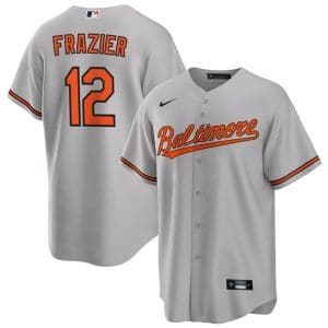 Baltimore Orioles #12 Adam Frazier Gray Cool Base Stitched Jersey