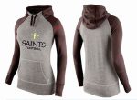 Nike New Orleans Saints Performance Hoodie Grey Brown