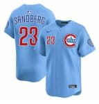 Chicago Cubs #23 Ryne Sandberg Blue 2024 25 2nd Alternate Limited Stitched Jersey