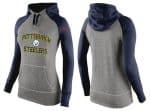 Nike Pittsburgh Steelers Performance Hoodie Grey Dark Blue_3