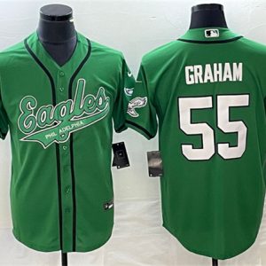Philadelphia Eagles #55 Brandon Graham Green Cool Base Stitched Jersey