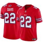 Buffalo Bills #22 Ray Davis Red 2024 F.U.S.E. Vapor Untouchable Limited Stitched Jersey