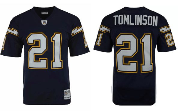 Los Angeles Chargers #21 Tomlinson Stitched Jersey