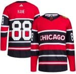 Detroit Red Wings #88 Patrick Kane Black Reverse Retro Stitched Jersey