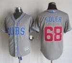 Cubs #68 Jorge Soler Grey Alternate Road New Cool Base Stitched Jersey