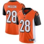 Cincinnati Bengals #28 Joe Mixon Orange Stitched Vapor Untouchable Limited Jersey