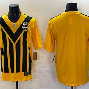 Pittsburgh Steelers Blank Gold 1933 Throwback Alternate Stitched Jersey