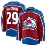 Colorado Avalanche #29 Nathan MacKinnon Burgundy 2024-25 Home Stitched Jersey