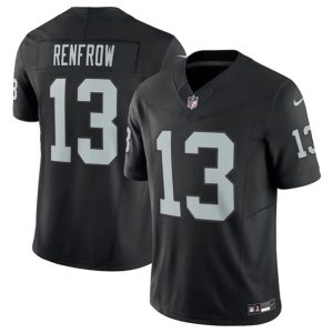 Las Vegas Raiders #13 Hunter Renfrow Black 2023 F.U.S.E Vapor Untouchable Stitched Jersey