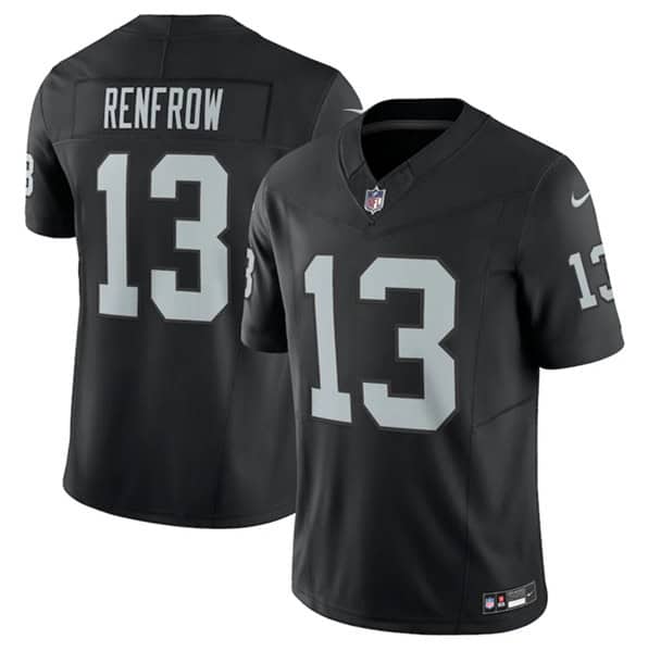 Las Vegas Raiders #13 Hunter Renfrow Black 2023 F.U.S.E Vapor Untouchable Stitched Jersey