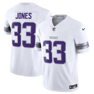 Minnesota Vikings #33 Aaron Jones White F.U.S.E. Winter Warrior Limited Stitched Jersey