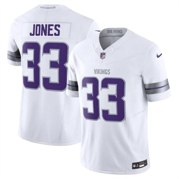 Minnesota Vikings #33 Aaron Jones White F.U.S.E. Winter Warrior Limited Stitched Jersey