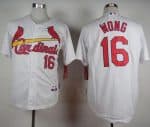 Cardinals #16 Kolten Wong White Cool Base Stitched Jersey