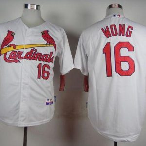 Cardinals #16 Kolten Wong White Cool Base Stitched Jersey