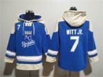 Kansas City Royals #7 Bobby Witt Jr. Blue Ageless Must-Have Lace-Up Pullover Hoodie