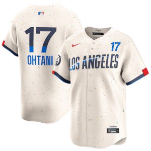 Brooklyn Dodgers #17 Shohei Ohtani Cream 2024 City Connect Limited Stitched Jersey