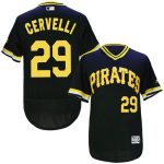 Pirates #29 Francisco Cervelli Black Flexbase Authentic Collection Cooperstown Stitched Jersey