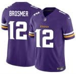 Minnesota Vikings #12 Max Brosmer Purple 2025 F.U.S.E. Vapor Untouchable Limited Football Stitched Jersey