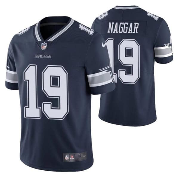 Dallas Cowboys #19 Chris Naggar Navy Vapor Limited Stitched Jersey