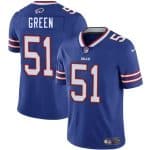 Buffalo Bills #51 Kendrick Green Blue 2025 Vapor Untouchable Limited Stitched Jersey