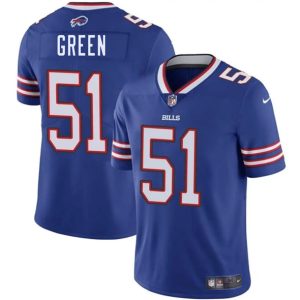 Buffalo Bills #51 Kendrick Green Blue 2025 Vapor Untouchable Limited Stitched Jersey