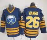 Sabres #26 Thomas Vanek Navy Blue CCM Throwback Stitched Jersey