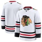 Chicago Blackhawks Blank White 2024-25 Away Stitched Jersey