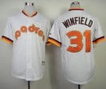 Padres #31 Dave Winfield White 1984 Turn Back The Clock Stitched Jersey