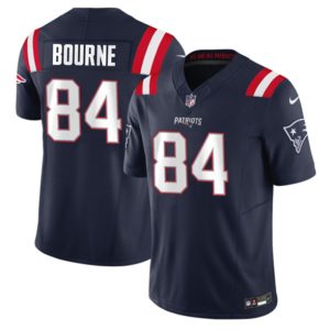 New England Patriots #84 Kendrick Bourne Navy 2023 F.U.S.E. Vapor Limited Stitched Jersey
