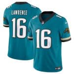 Jacksonville Jaguars #16 Trevor Lawrence Teal 2024 F.U.S.E. Prowler Throwback Vapor Limited Stitched Jersey