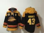 Vancouver Canucks #43 Quinn Hughes Green Ageless Must-Have Lace-Up Pullover Hoodie