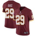 Washington Redskins #29 Derrius Guice Red Vapor Untouchable Limited Stitched Jersey