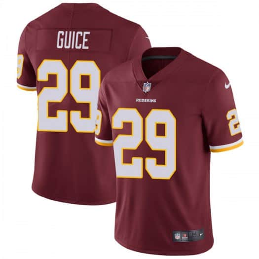 Washington Redskins #29 Derrius Guice Red Vapor Untouchable Limited Stitched Jersey