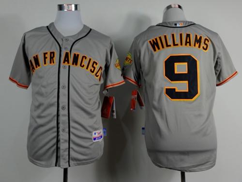 Giants #9 Matt Williams Grey Road Cool Base Stitched Jersey