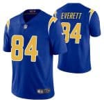 Los Angeles Chargers #84 Gerald Everett Royal Vapor Untouchable Limited Stitched Jersey