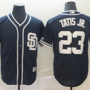 San Diego Padres #23 Fernando Tatis Jr. Navy Cool Base Stitched Jersey