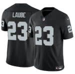 Las Vegas Raiders #23 Dylan Laube Black 2024 F.U.S.E. Vapor Stitched Jersey