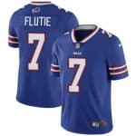 Buffalo Bills #7 Doug Flutie Blue Vapor Untouchable Limited Stitched Jersey