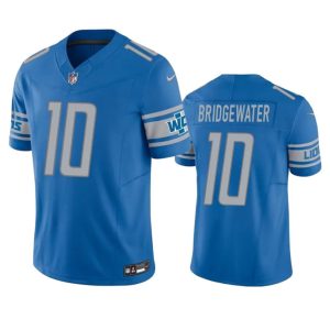 Detroit Lions #10 Teddy Bridgewater Blue 2023 F.U.S.E. Vapor Untouchable Limited Stitched Jersey