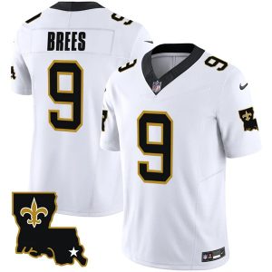 New Orleans Saints #9 Drew Brees White 2023 F.U.S.E. 1987 Legacy Vapor Stitched Jersey