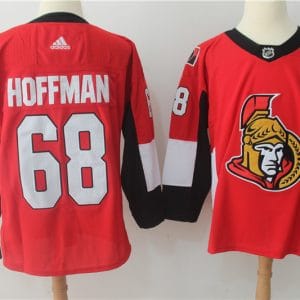 Ottawa Senators #68 Mike Hoffman Red Stitched Adidas Jersey