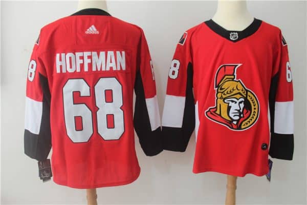 Ottawa Senators #68 Mike Hoffman Red Stitched Adidas Jersey