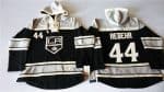 Kings #44 Robyn Regehr Black Sawyer Hooded Sweatshirt Stitched Jersey