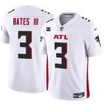 Atlanta Falcons #3 Jessie Bates III White 2024 F.U.S.E With 3-Star C Patch Vapor Untouchable Limited Stitched Jersey