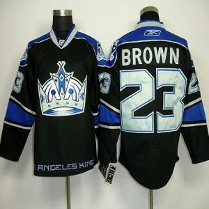 Kings #23 Dustin Brown Black Third Stitched Jersey