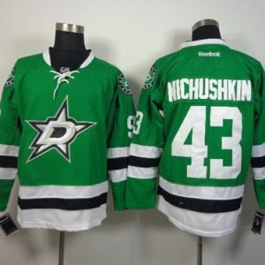 Stars #43 Valeri Nichushkin Green Stitched Jersey