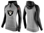Nike Oakland Raiders Performance Hoodie Grey Black_2