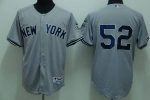 Yankees #52 C.C. Sabathia Stitched Grey Jersey