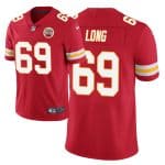 Kansas City Chiefs #69 Kyle Long Red Vapor Untouchable Limited Stitched Jersey