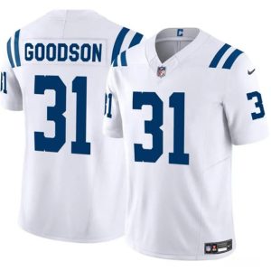 Indianapolis Colts #31 Tyler Goodson White 2024 F.U.S.E. Vapor Limited Stitched Jersey